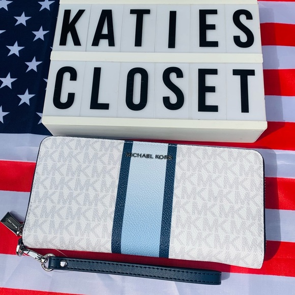 NWOT OMBRE MICHAEL KORS FULL ZIP WALLET HTF - Picture 6 of 12